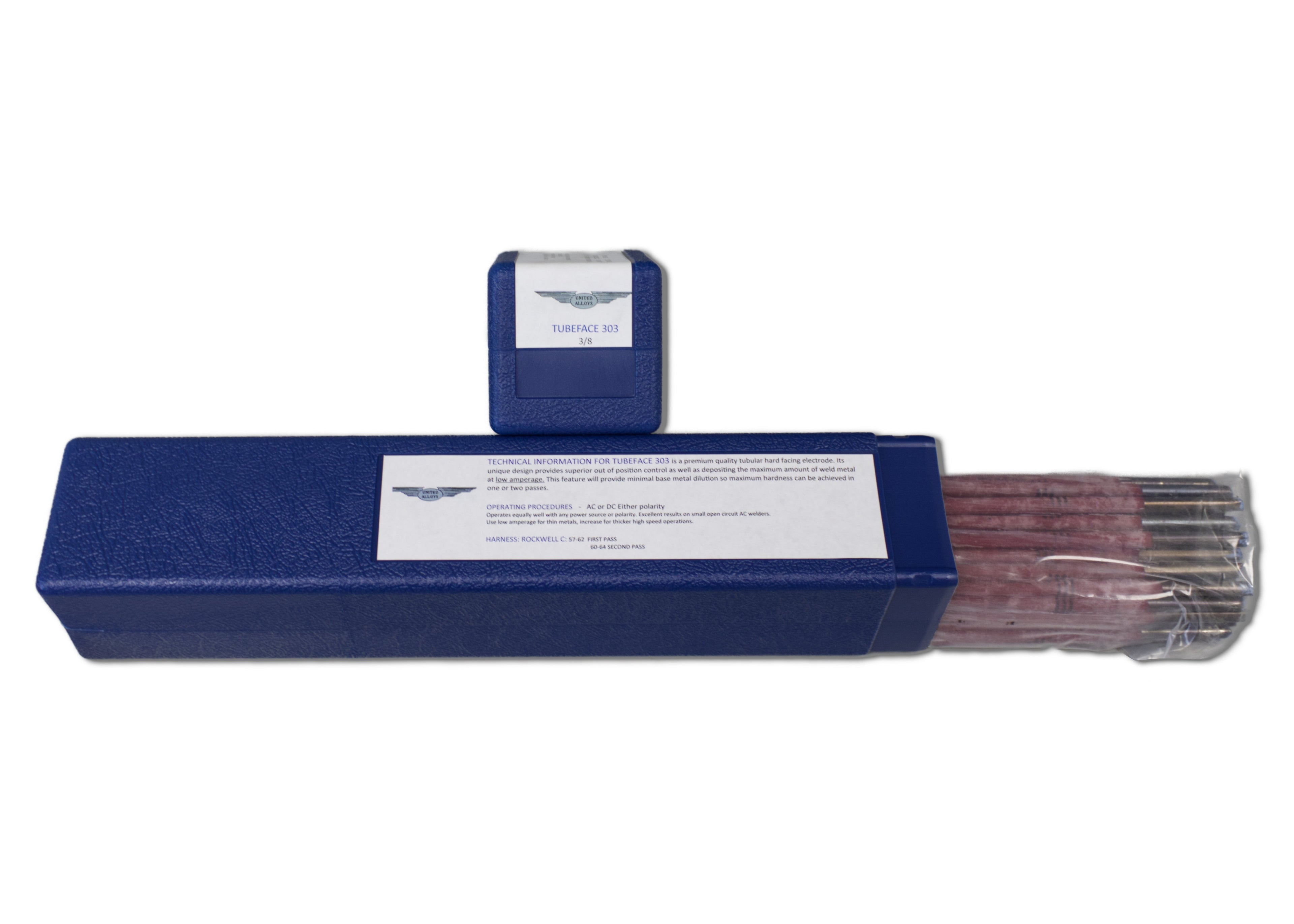 Tubeface 303 Hardfacing Electrode Extreme Abrasion Resistance