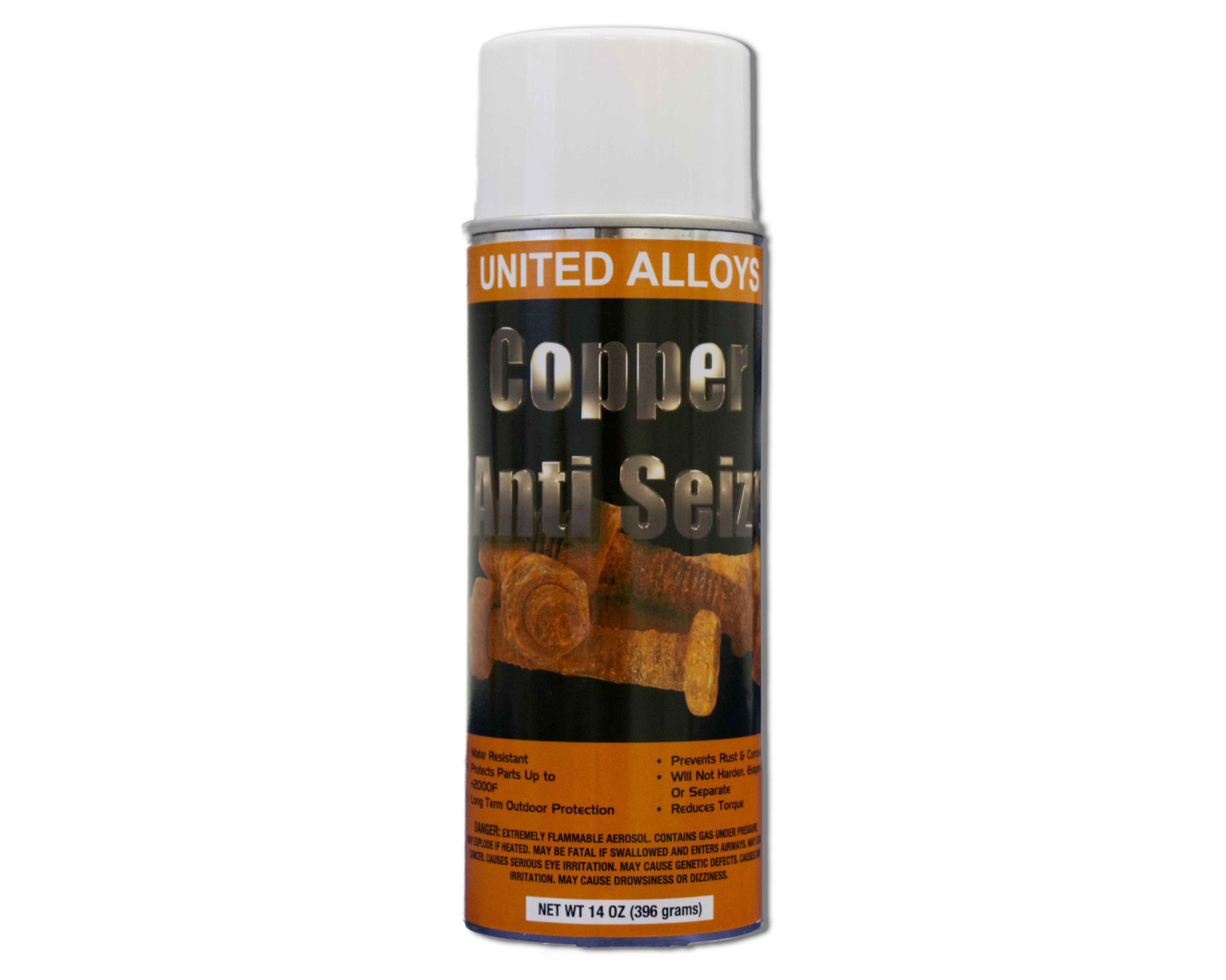 Copper Anti-Seize Extreme Temp Lubricant & Protective Coating 14oz Can