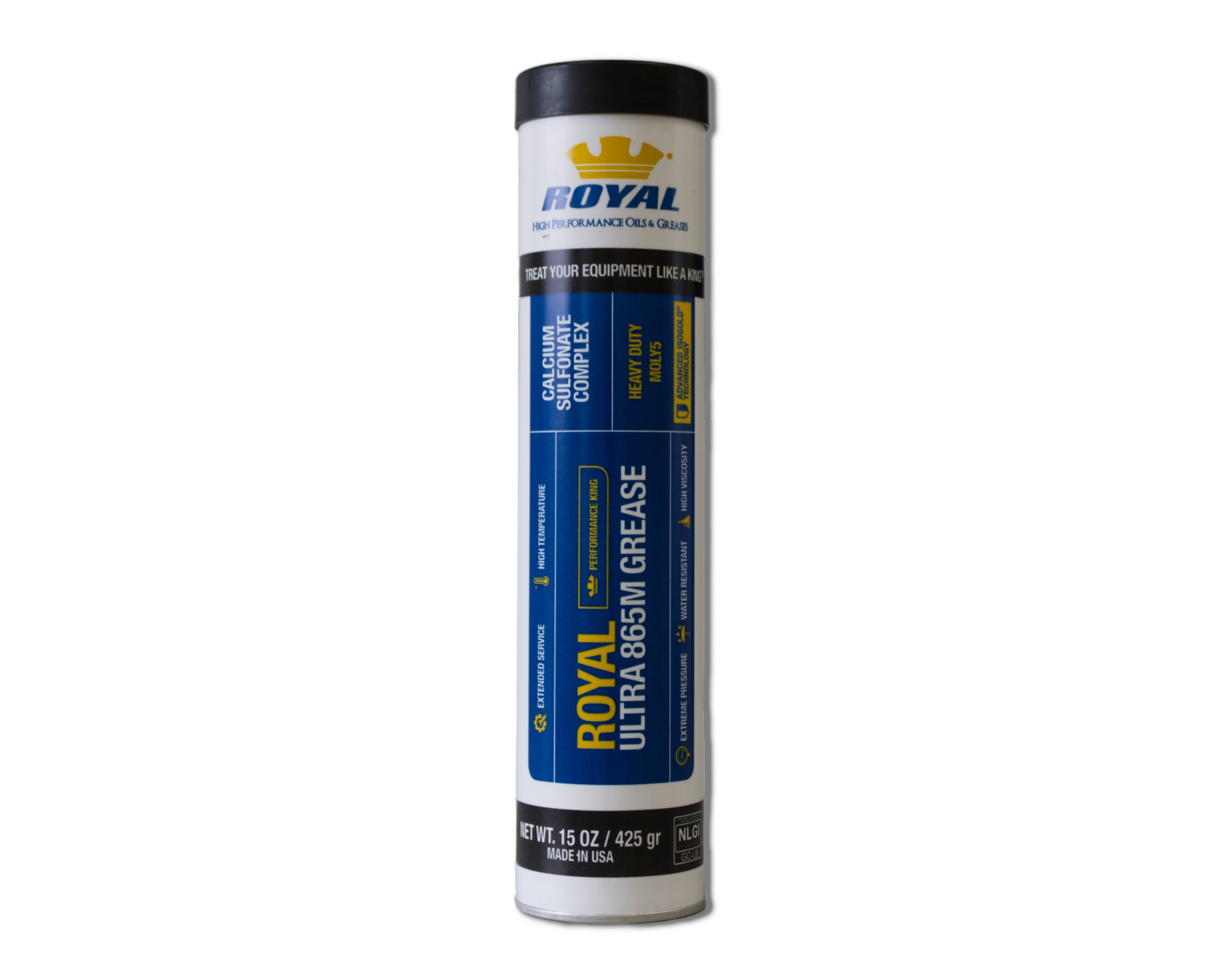 Royal 865M Grease - Heavy Duty Moly5 Calcium Sulfonate Complex Grease (10 Pack)
